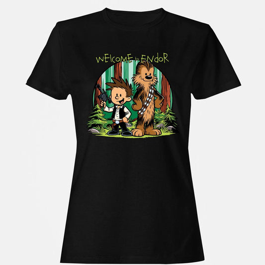 Women's T-Shirt - 93QVQBC4 - Black - 1