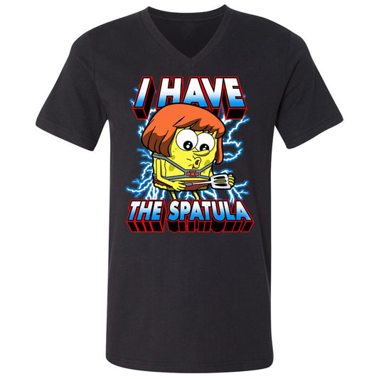 Unisex V-Neck T-Shirt - W44GA4GB - Black - 1