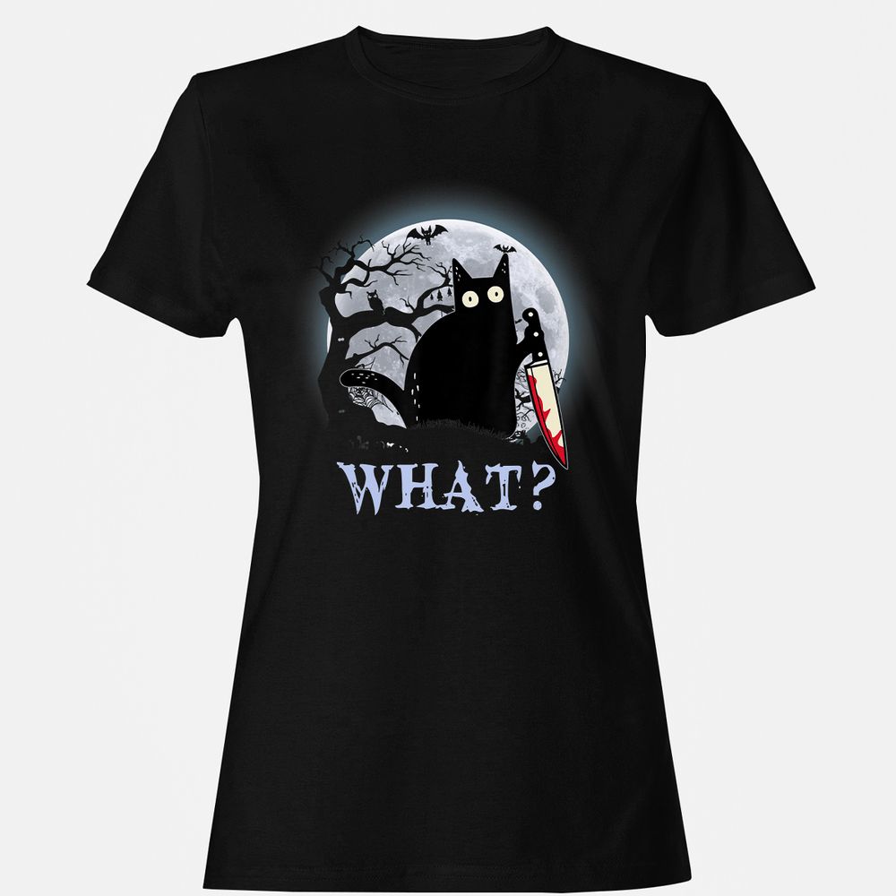 Women's T-Shirt - PDMQV7FQ - Black - 1