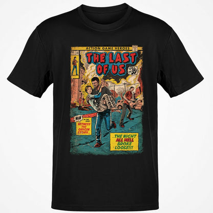 Classic Unisex T-Shirt - T5BV9Z1Y - Black - 1