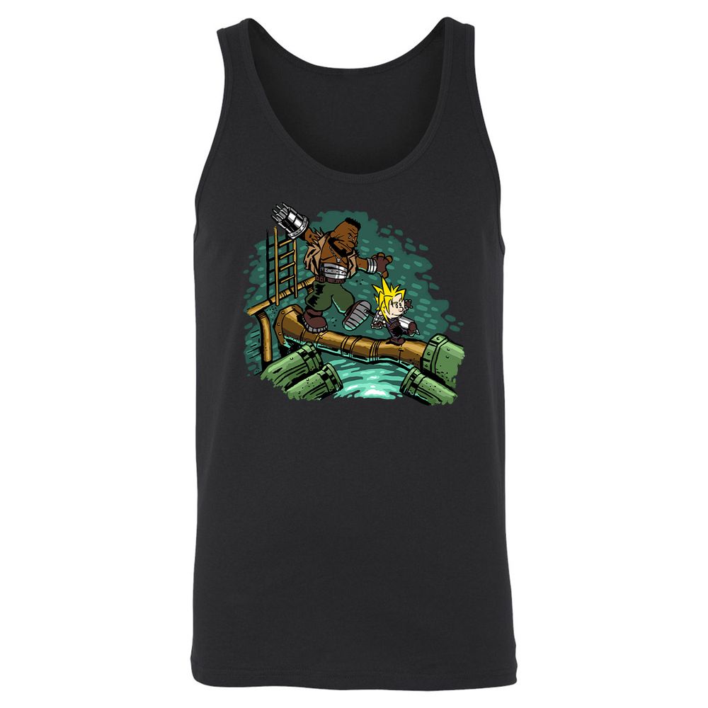Unisex Jersey Tank - 25R73XMF - Black - 1