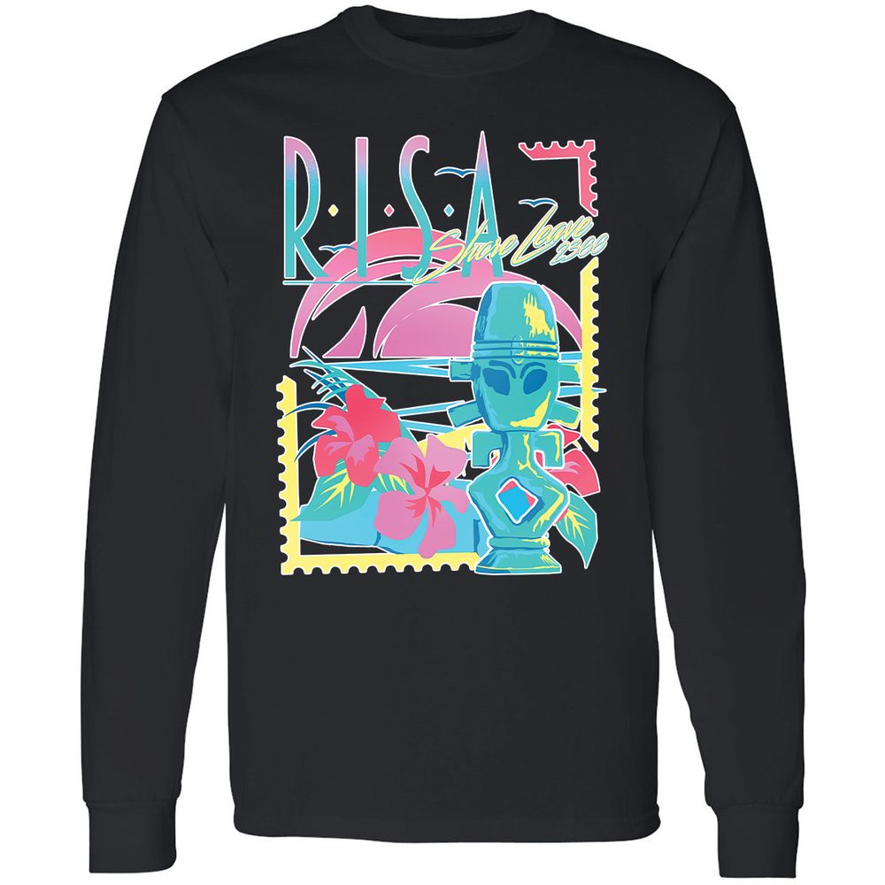 Long Sleeve T-Shirt - 7A6SMA9F - Black - 1