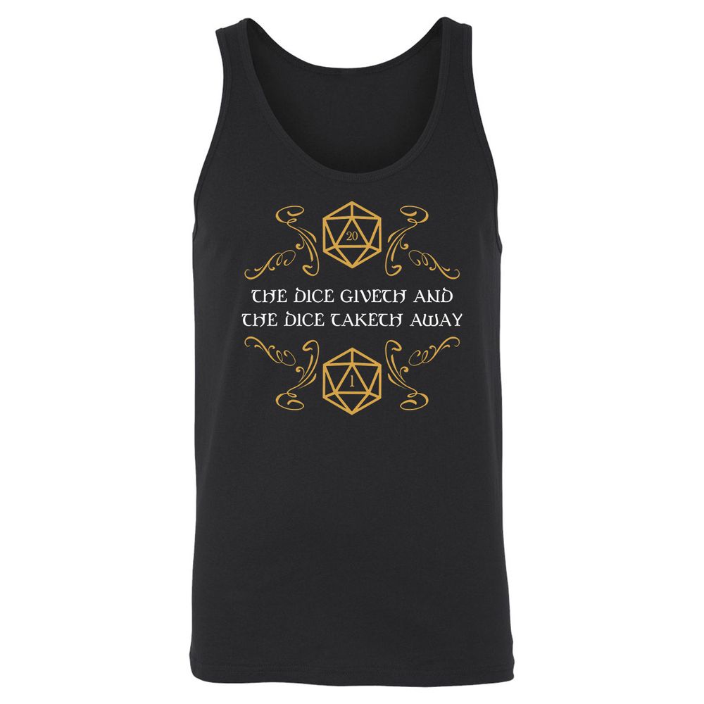 Unisex Jersey Tank - QSSN7B8R - Black - 1