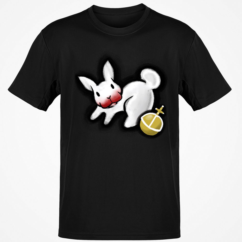 Classic Unisex T-Shirt - QQTB9W3L - Black - 1