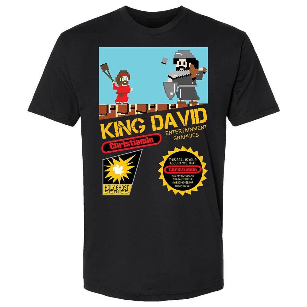 David Vs Goliath Cool Christian - Black - 1
