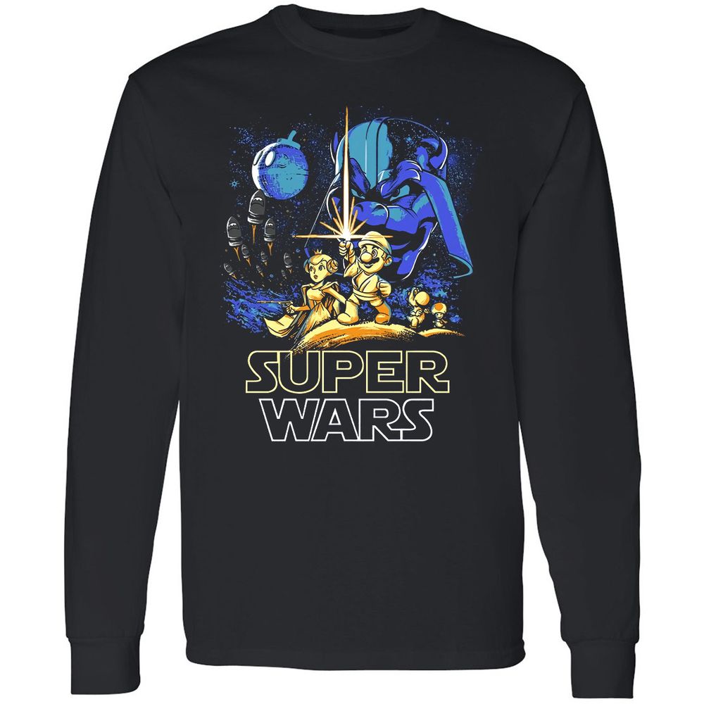 Long Sleeve T-Shirt - ZVVX6EB7 - Black - 1