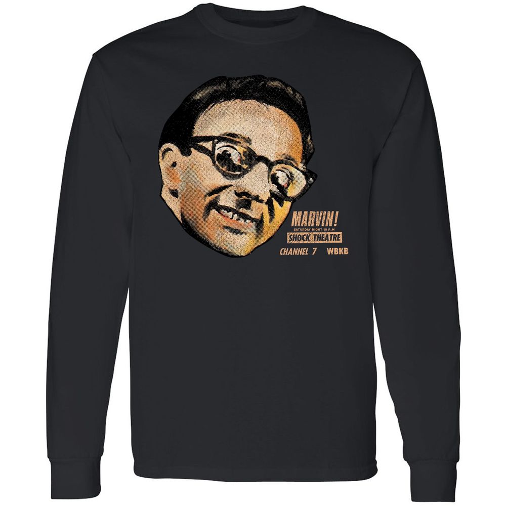 Long Sleeve T-Shirt - B1R8H8L4 - Black - 1