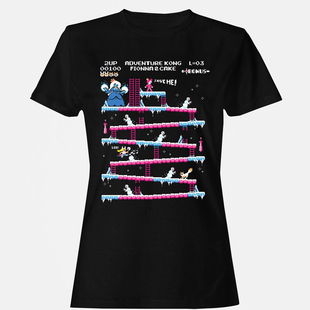 Women's T-Shirt - 8C345VUJ - Black - 1