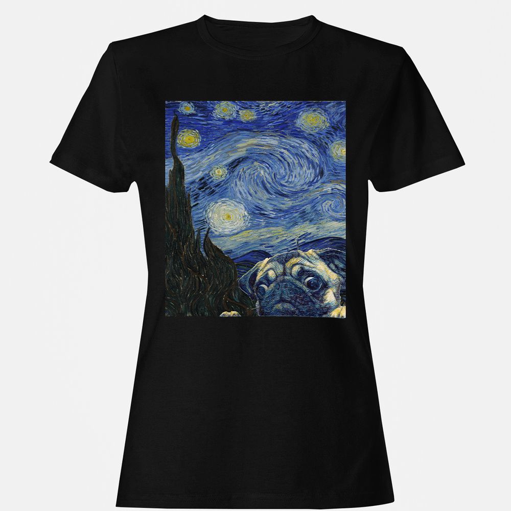 Women's T-Shirt - XV9HFZL1 - Black - 1