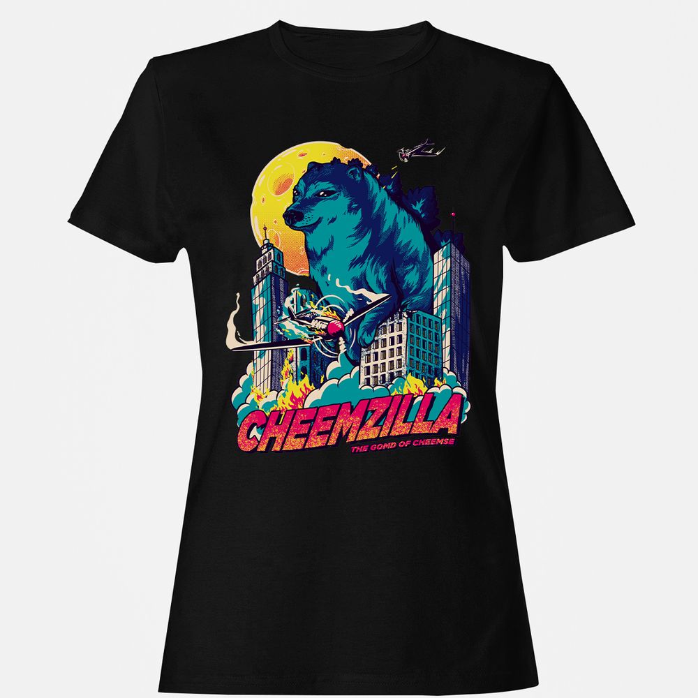 Women's T-Shirt - L333P5VJ - Black - 1