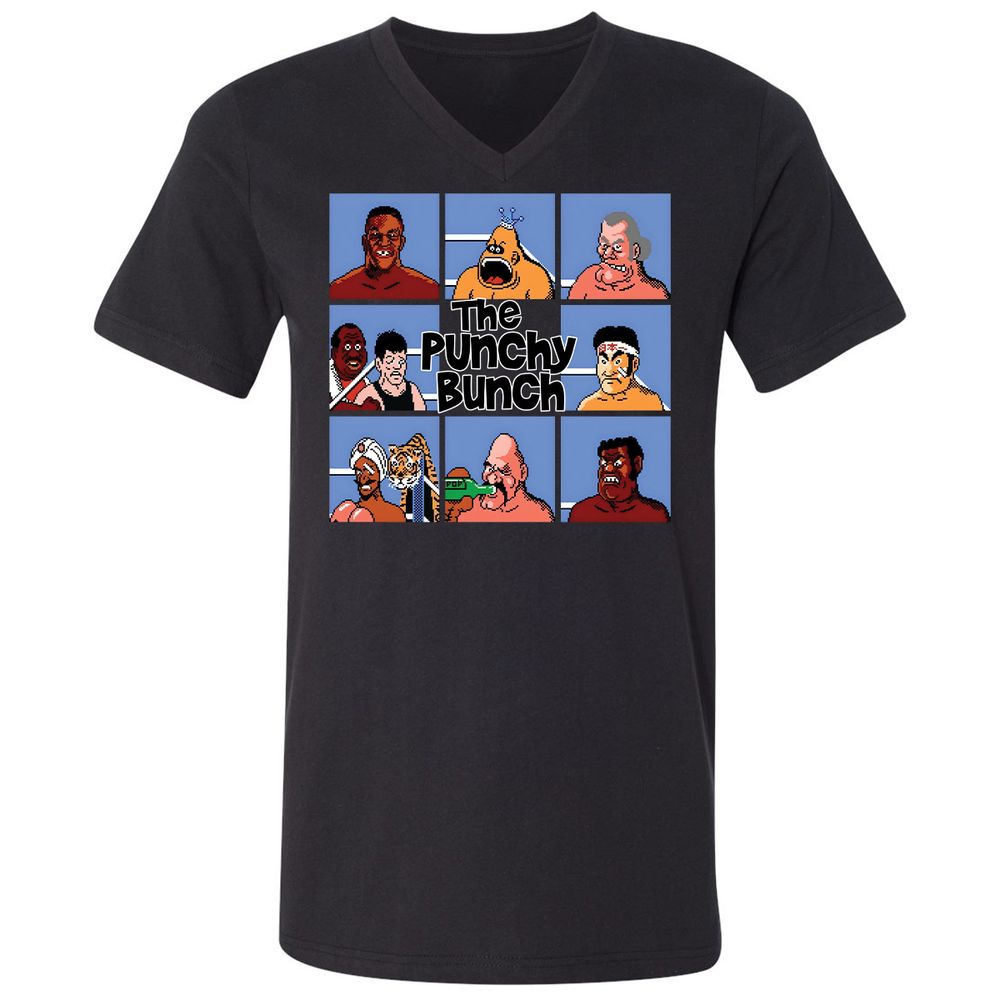 Unisex V-Neck T-Shirt - JAJGFXZY - Black - 1