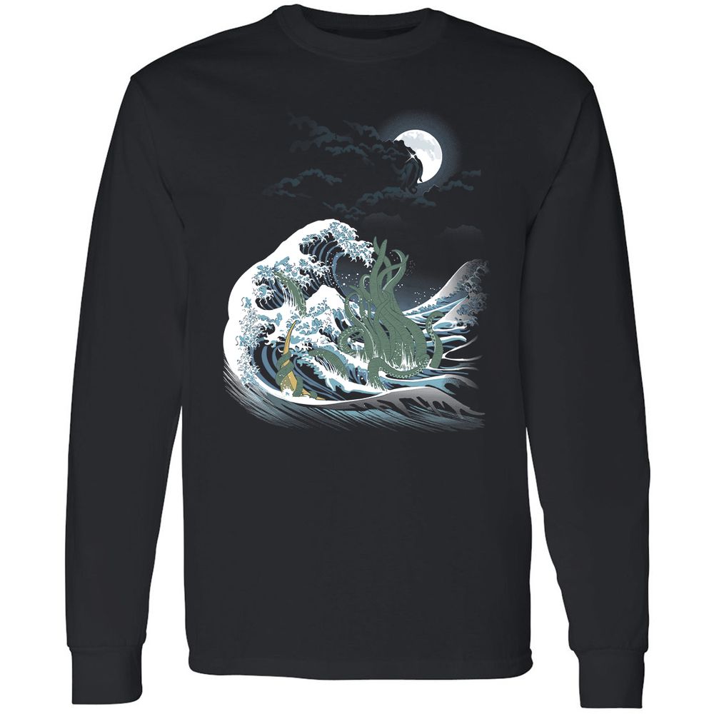 Long Sleeve T-Shirt - V4DF5ETL - Black - 1