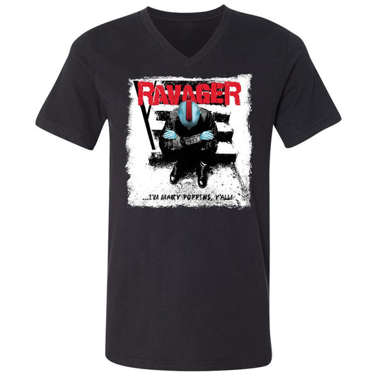 Unisex V-Neck T-Shirt - N2ZEES4V - Black - 1