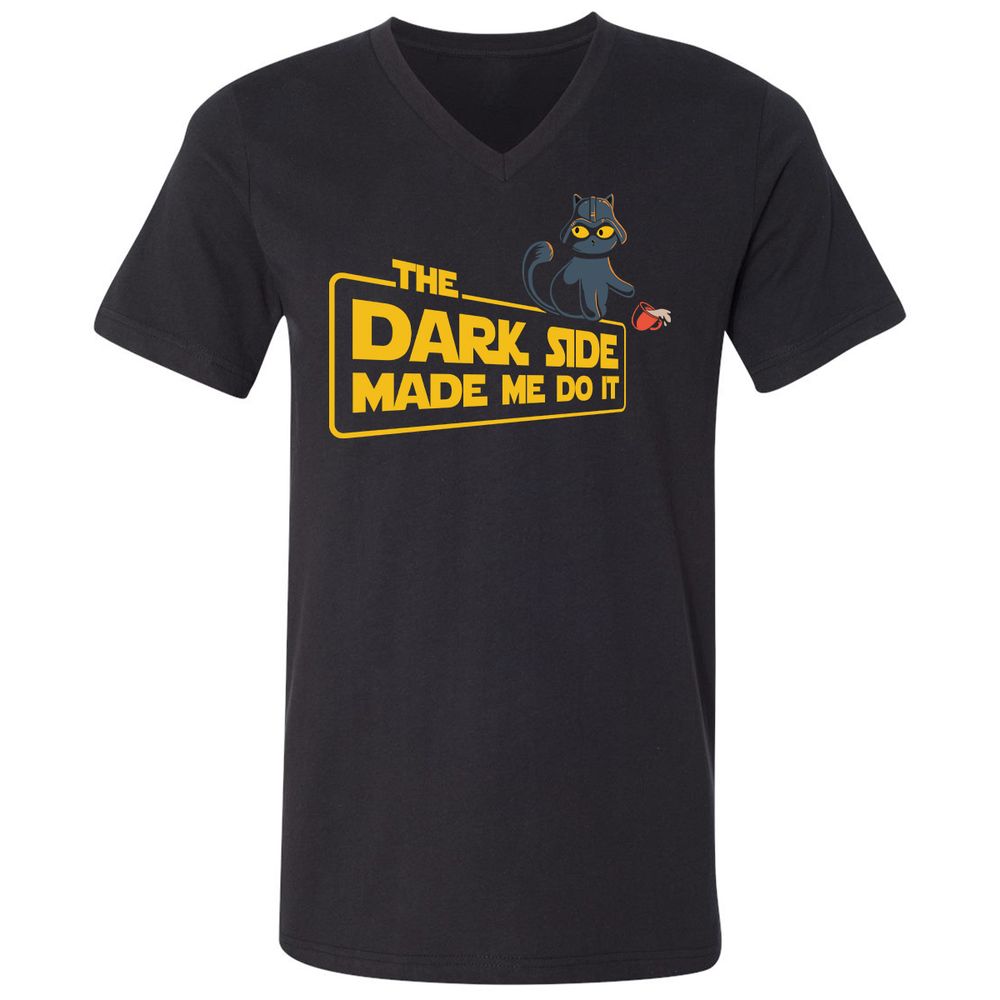 Unisex V-Neck T-Shirt - EXF2UAP1 - Black - 1