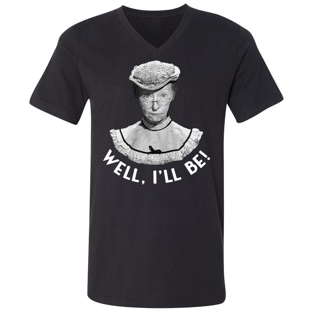 Unisex V-Neck T-Shirt - KS76C2NG - Black - 1