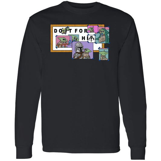 Long Sleeve T-Shirt - UGHQRCDP - Black - 1