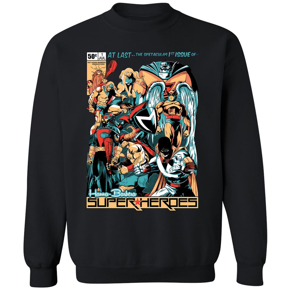Classic Unisex Sweatshirt - X7M24QCP - Black - 1