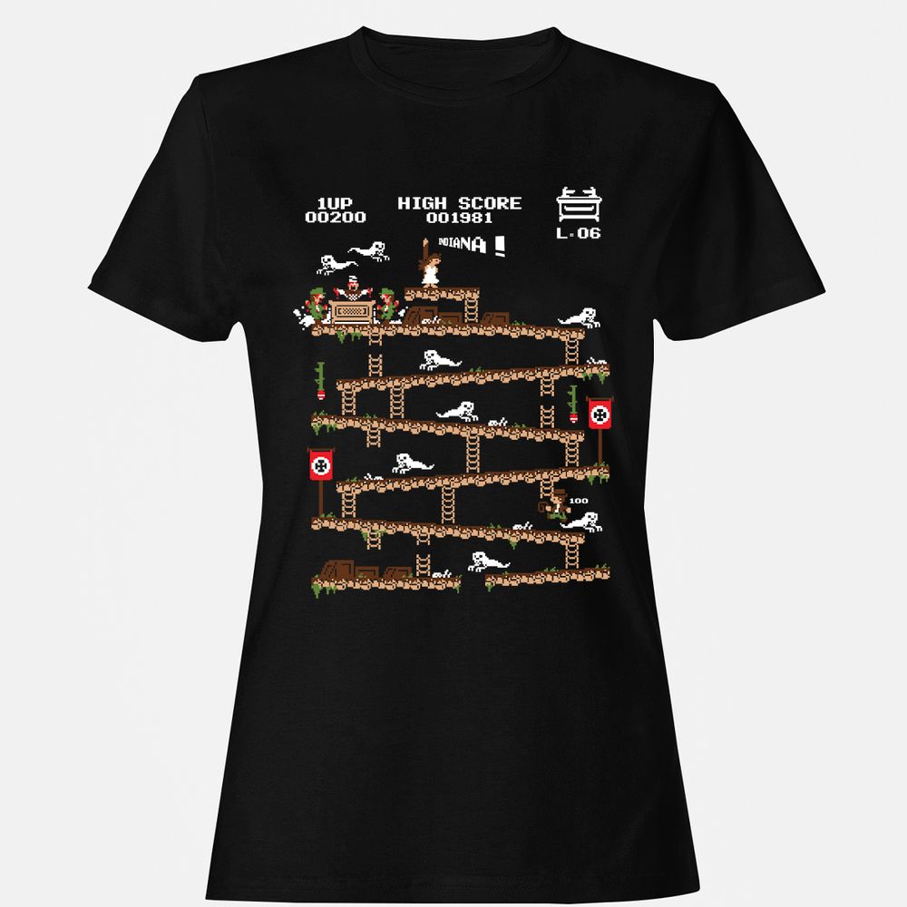 Women's T-Shirt - C2ZMHMT7 - Black - 1