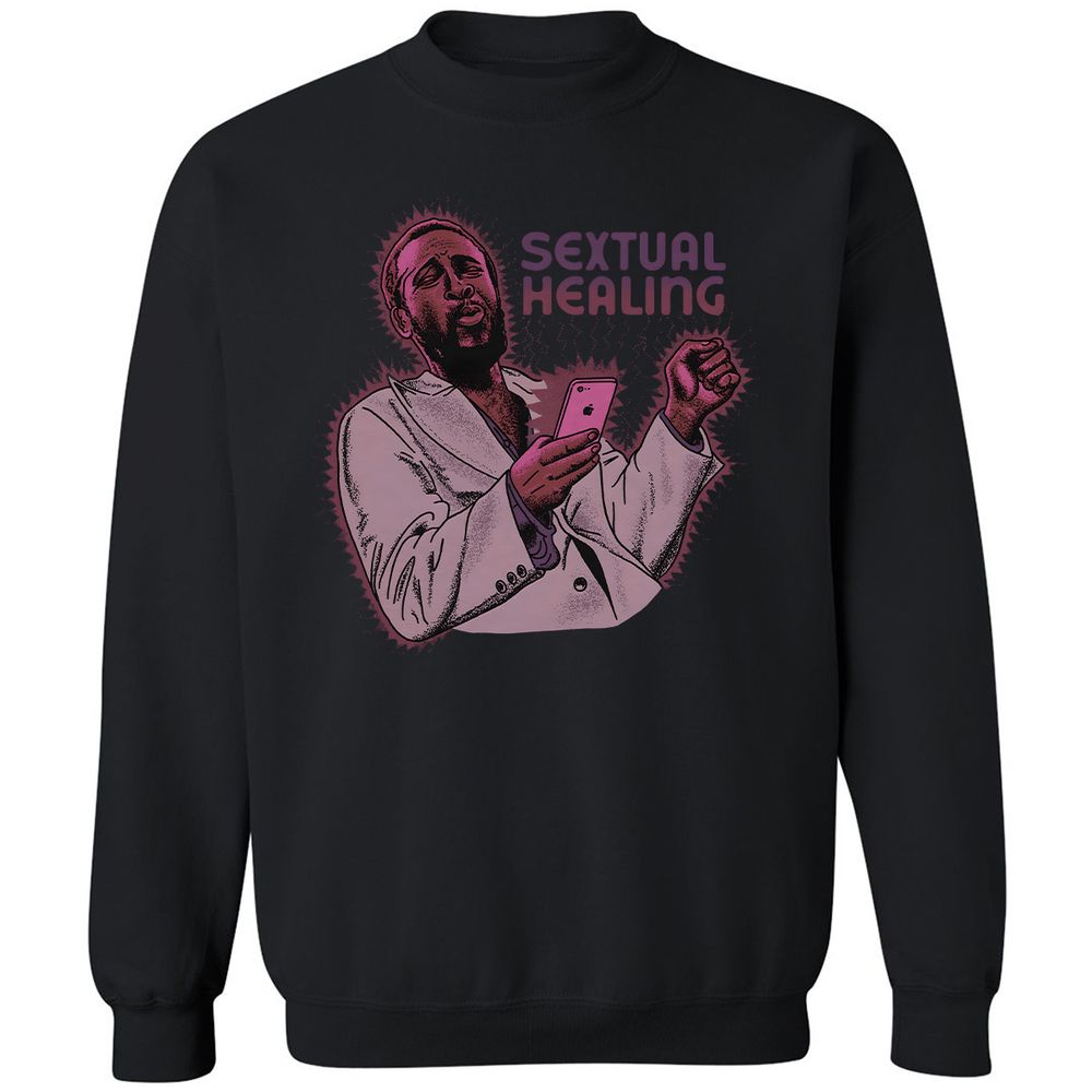 Classic Unisex Sweatshirt - 51X5DPJ8 - Black - 1