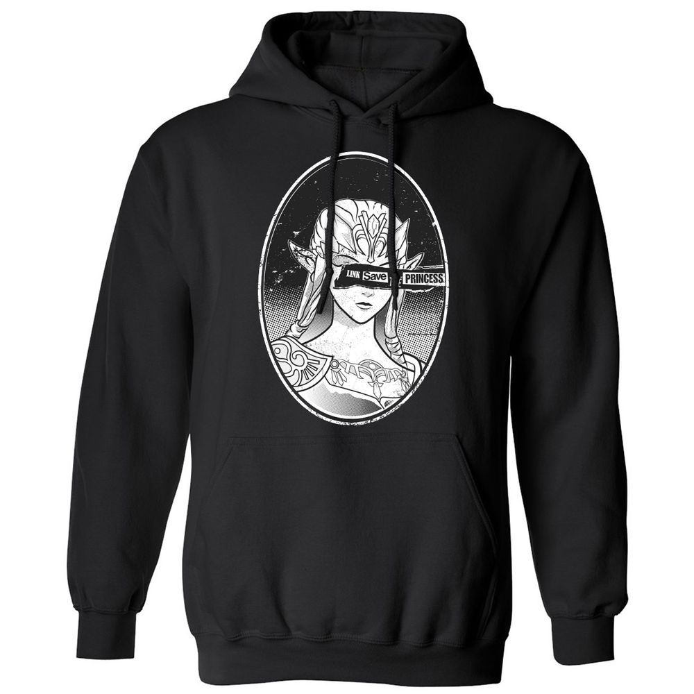 Classic Unisex Hoodie - CLVH5JKL - Black - 1