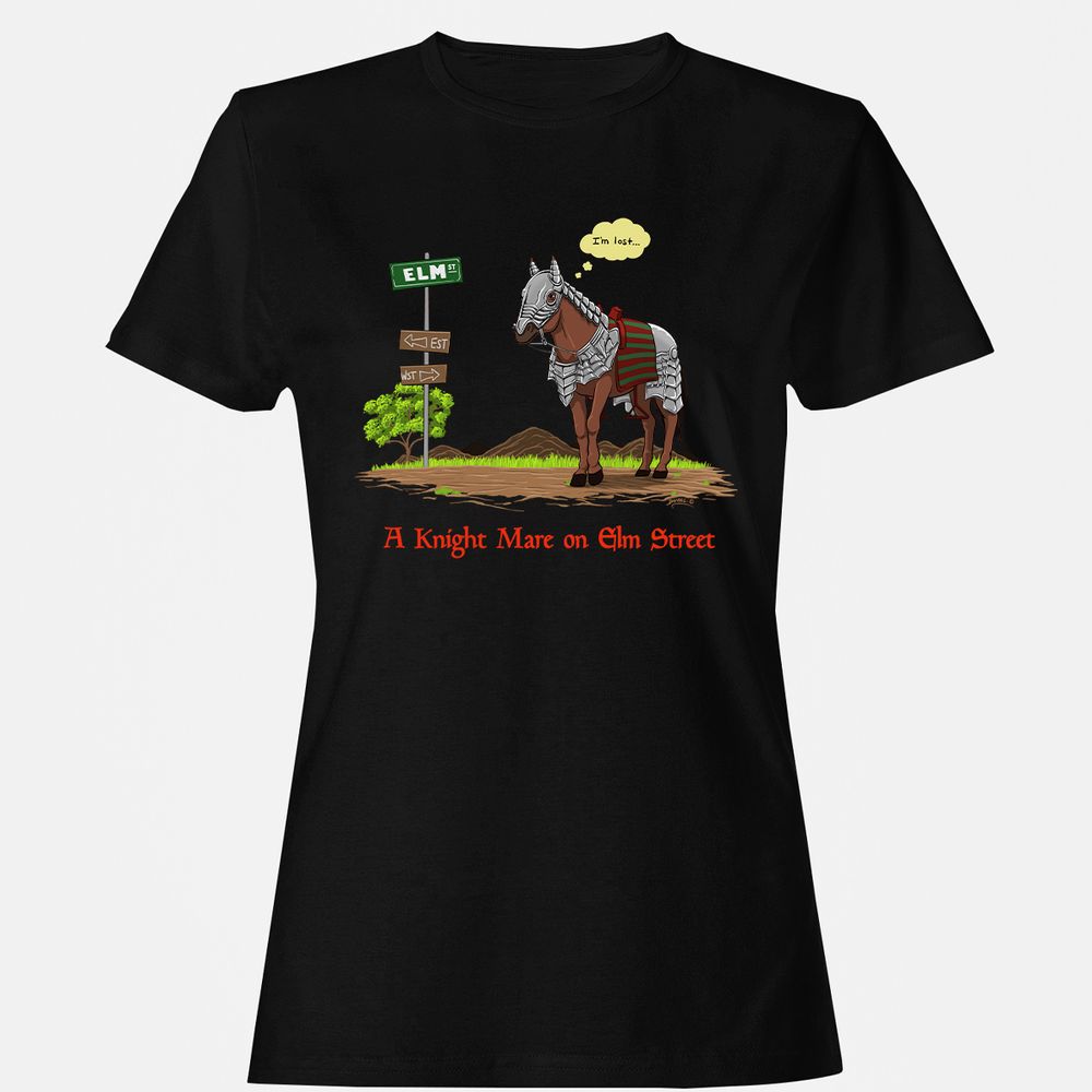 Women's T-Shirt - S1QBLQMH - Black - 1