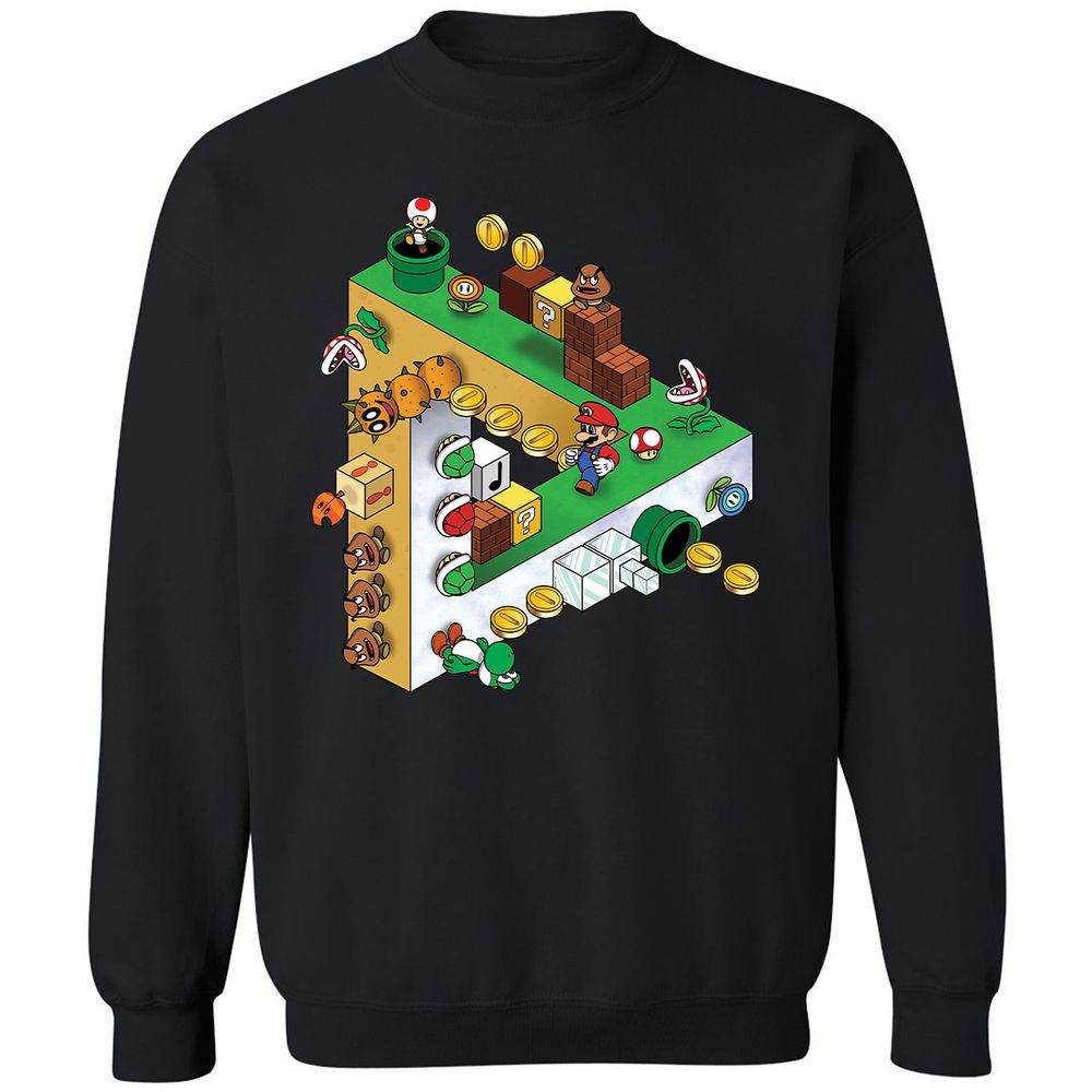 Classic Unisex Sweatshirt - SJVGZ3X7 - Black - 1