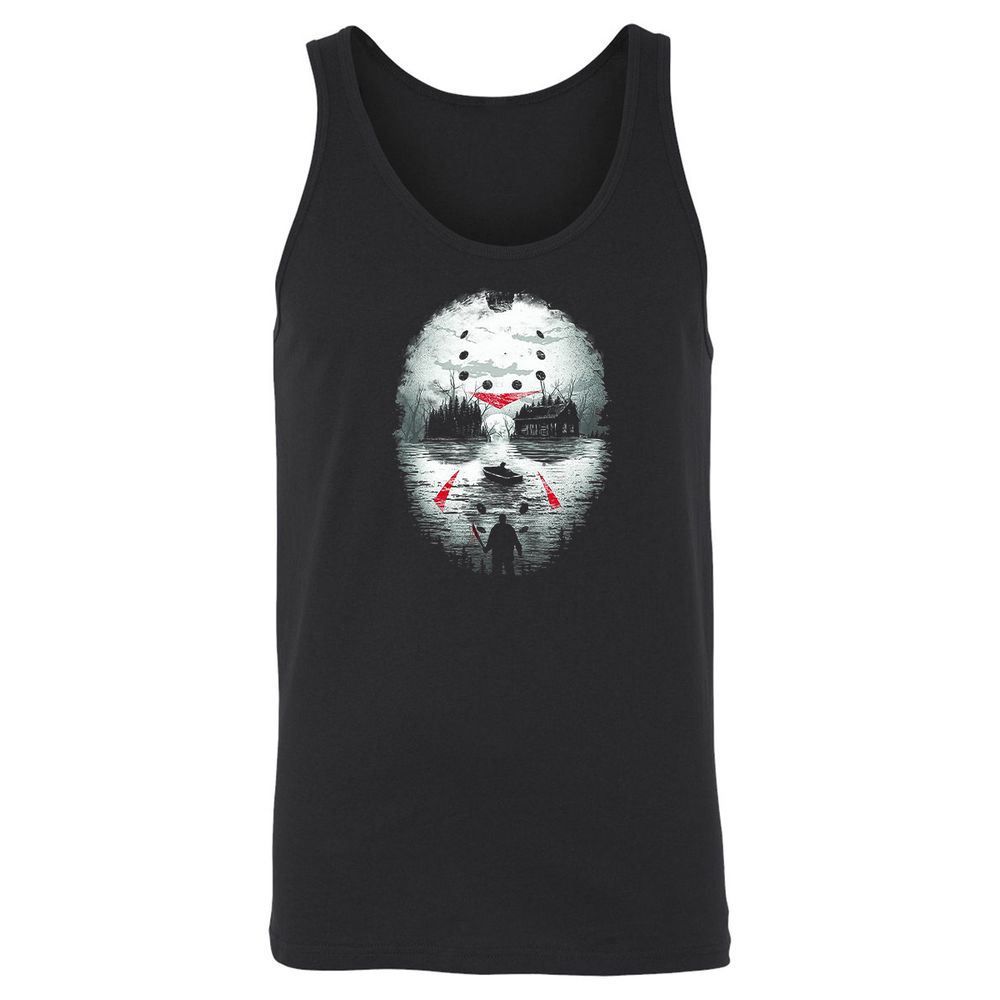 Unisex Jersey Tank - 5JPBGAZH - Black - 1