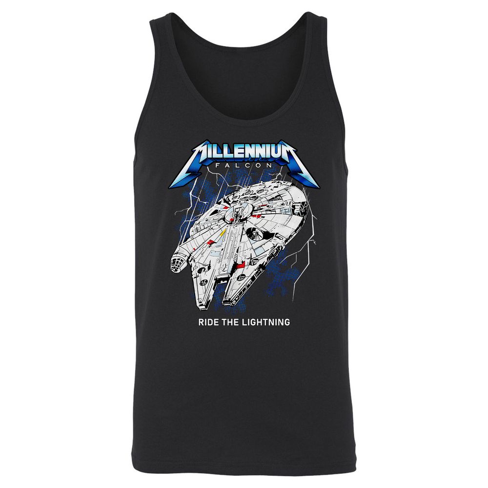 Unisex Jersey Tank - 83FNTNMX - Black - 1