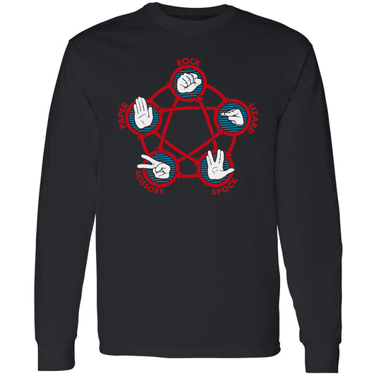 Long Sleeve T-Shirt - V8UTT6SY - Black - 1