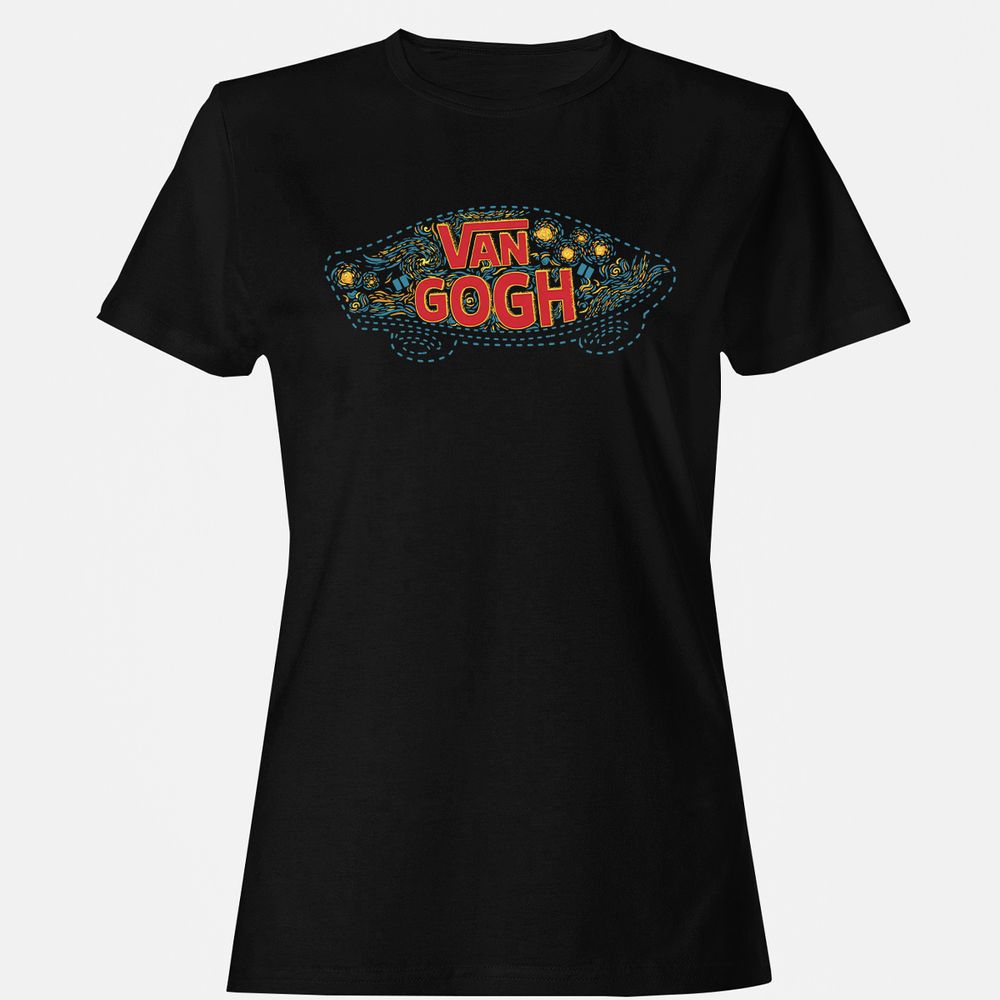 Women's T-Shirt - BR8CZEQM - Black - 1