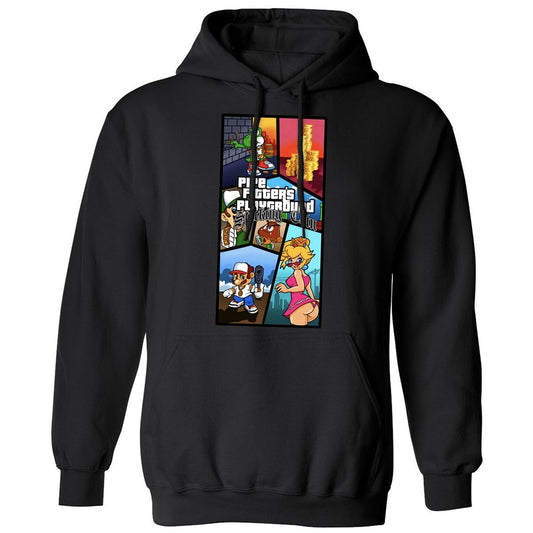 Classic Unisex Hoodie - D4B5SNZR - Black - 1