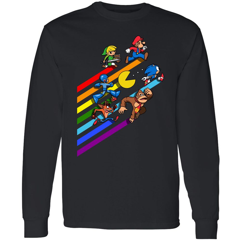 Long Sleeve T-Shirt - R8627NCT - Black - 1