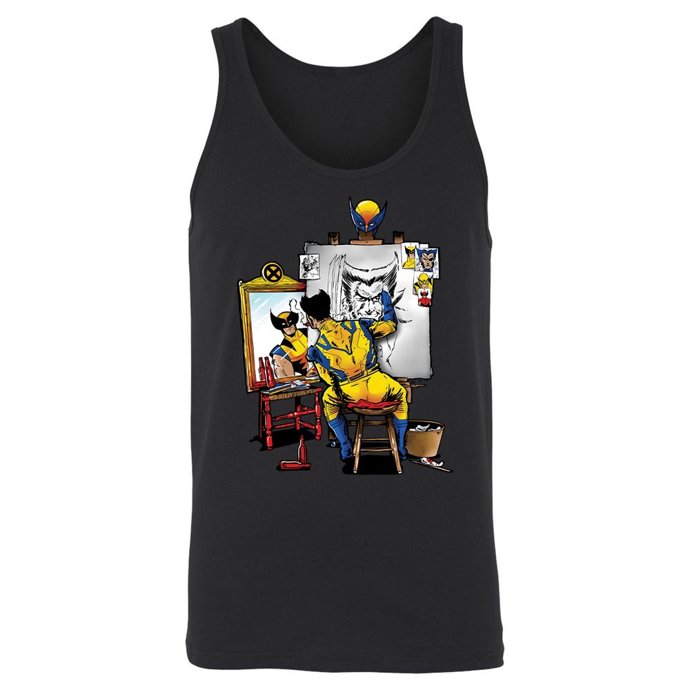 Unisex Jersey Tank - WDYBLAJN - Black - 1