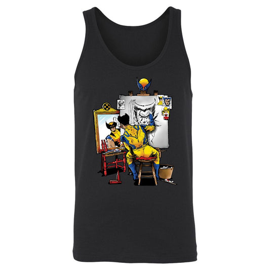 Unisex Jersey Tank - WDYBLAJN - Black - 1