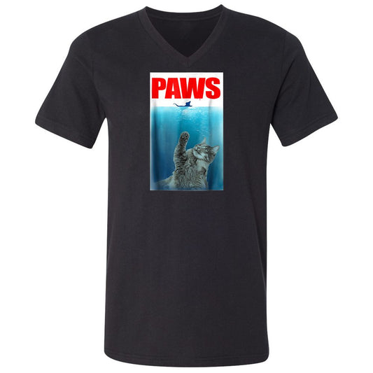 Unisex V-Neck T-Shirt - XHBJMDD7 - Black - 1