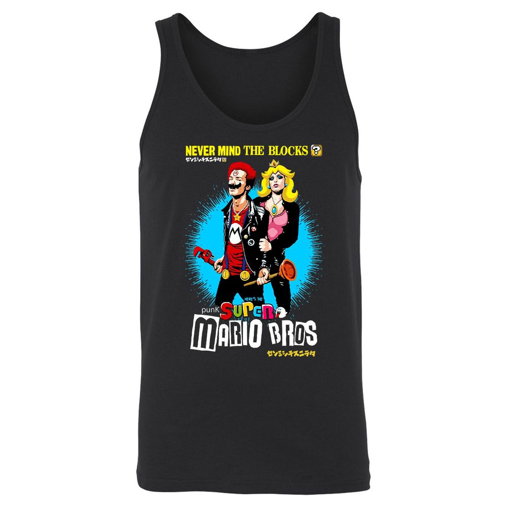 Unisex Jersey Tank - ZJGW2KAR - Black - 1