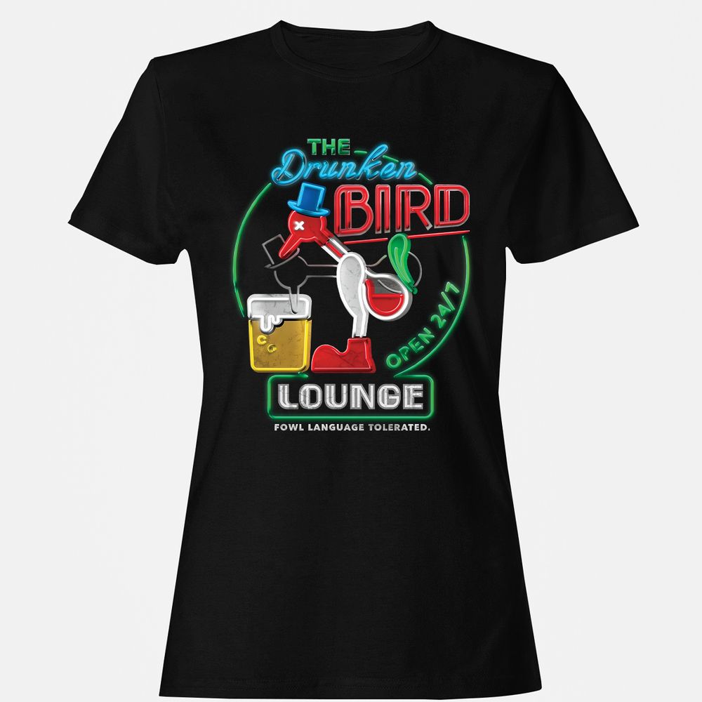 Women's T-Shirt - ZX9Q8BE3 - Black - 1