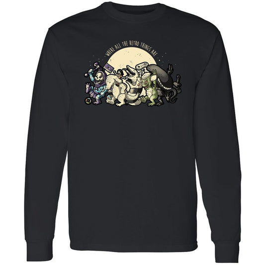 Long Sleeve T-Shirt - 7MLXA5K7 - Black - 1