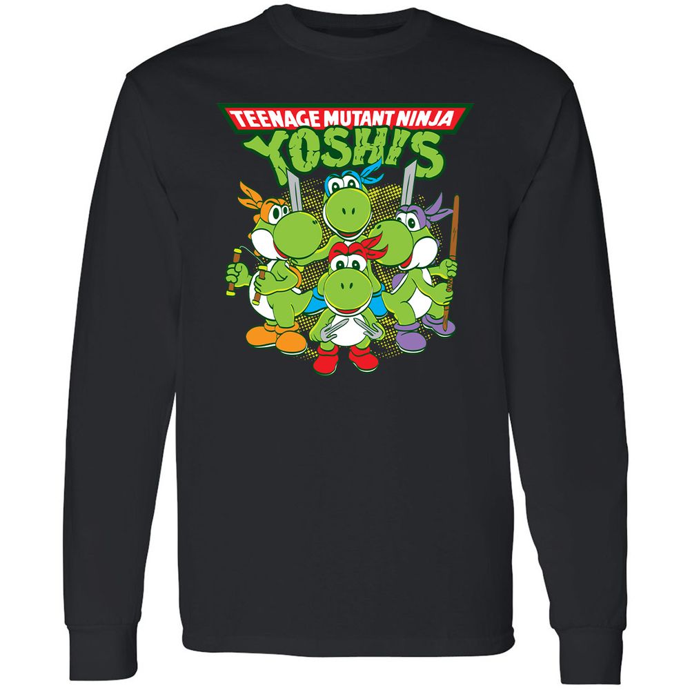 Long Sleeve T-Shirt - BPYK6ZTL - Black - 1