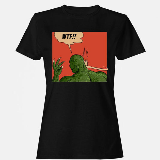 Women's T-Shirt - WTF3ML1K - Black - 1