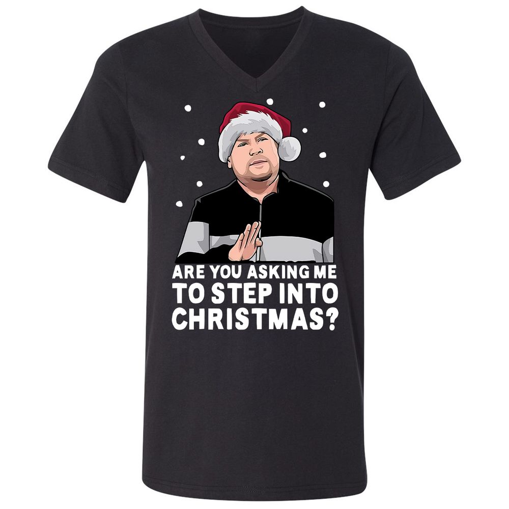 Unisex V-Neck T-Shirt - RRBHGW47 - Black - 1