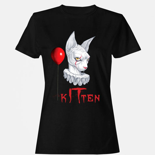 Women's T-Shirt - YDAQUVST - Black - 1