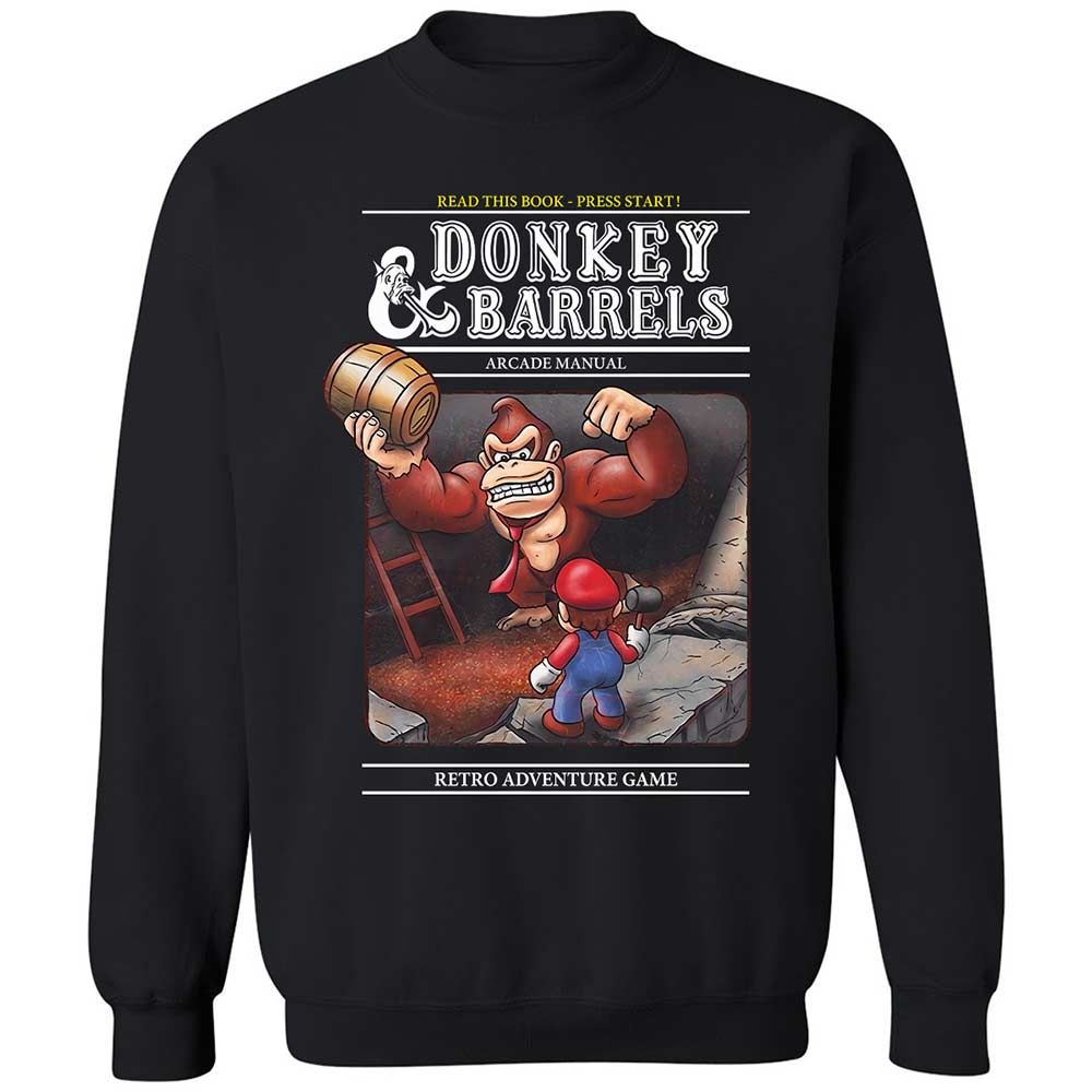 Classic Unisex Sweatshirt - 3BBUJN9D - Black - 1