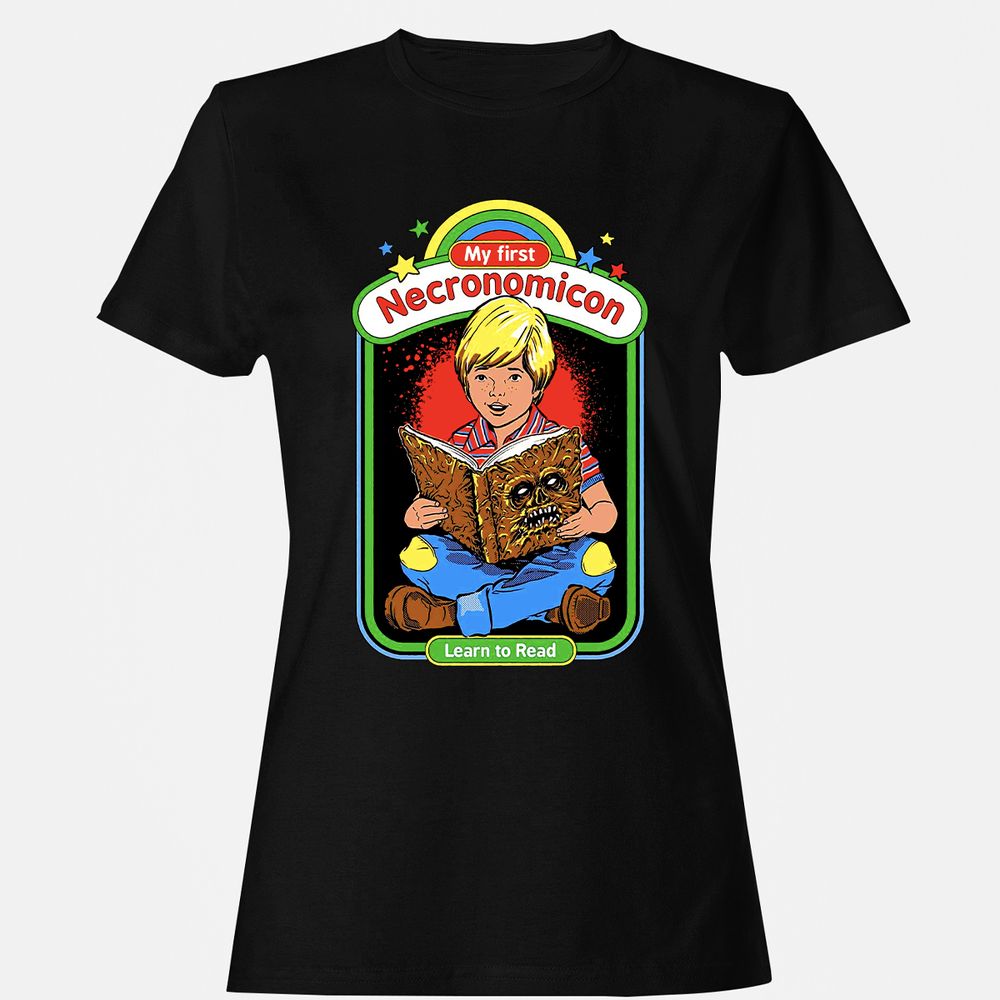 Women's T-Shirt - VYZGM95N - Black - 1