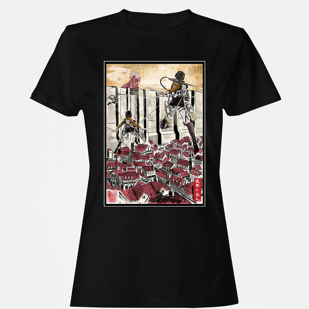 Women's T-Shirt - EJWCKTRY - Black - 1