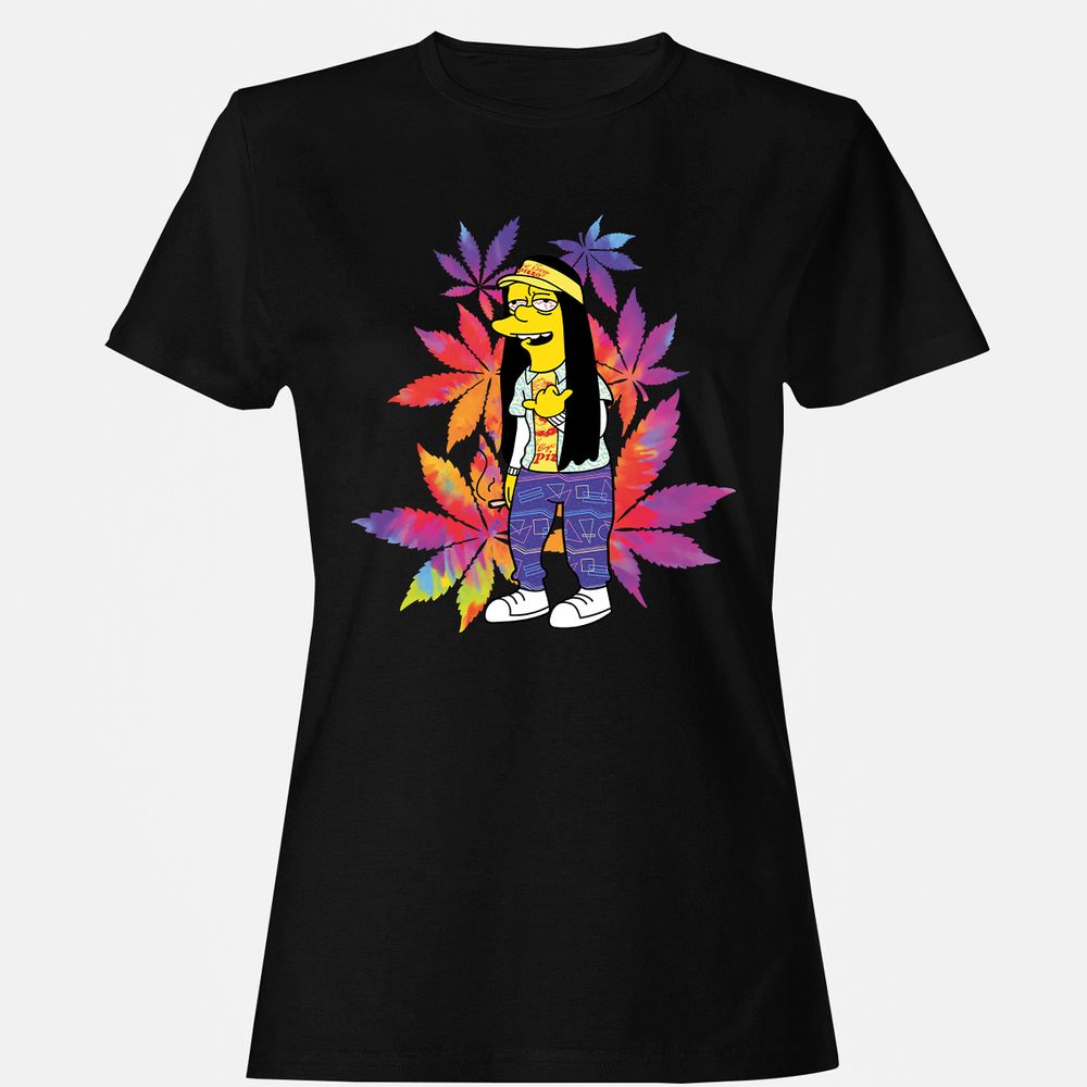 Women's T-Shirt - P662U1PY - Black - 1