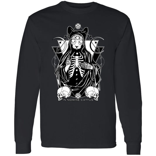 Long Sleeve T-Shirt - MNB3ZVGR - Black - 1