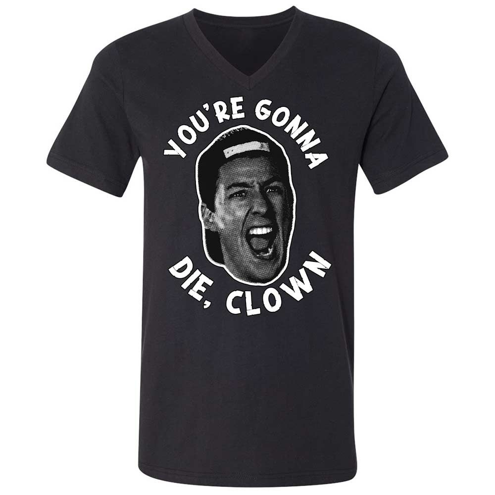 Unisex V-Neck T-Shirt - 5PCMFJPA - Black - 1