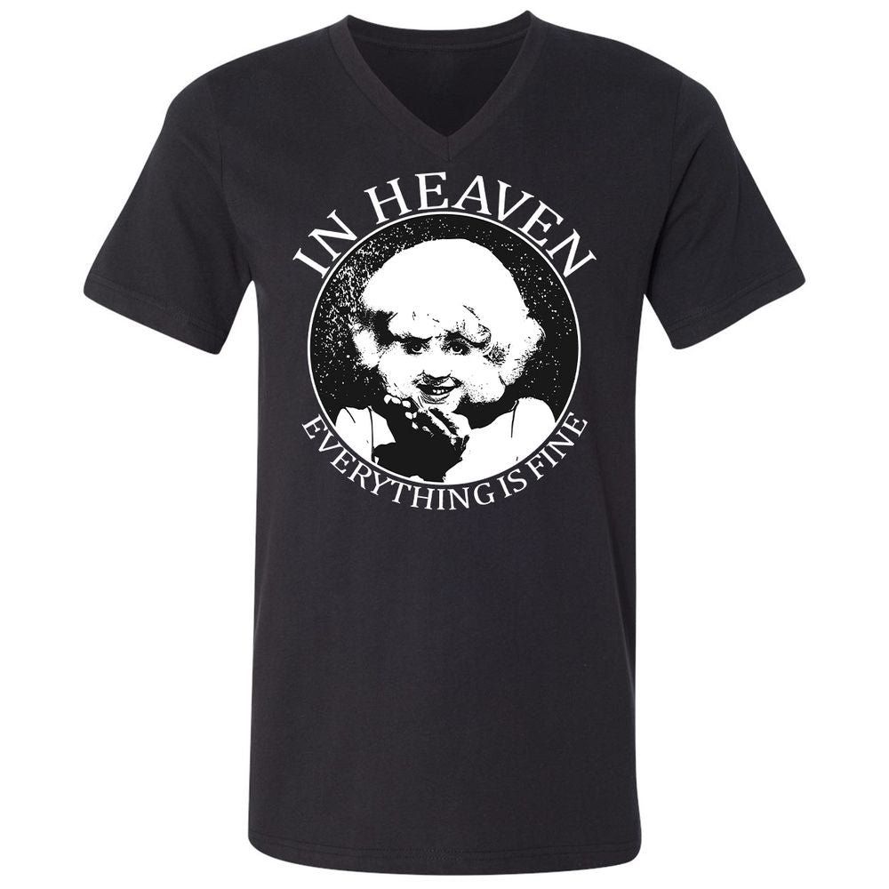 Unisex V-Neck T-Shirt - YA3CJN1B - Black - 1