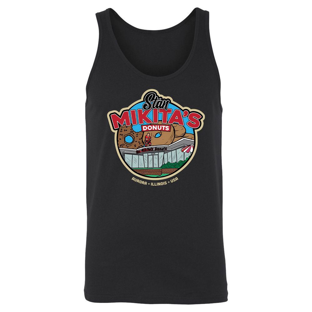 Unisex Jersey Tank - W7EVLSMB - Black - 1